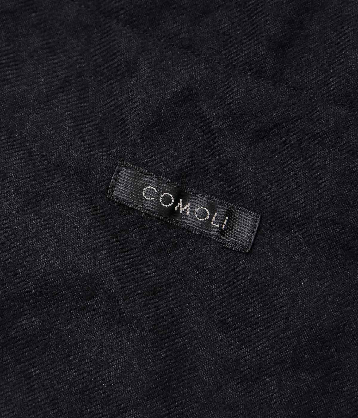 COMOLI Cashmere and Silk Dyed Jacket (Navy)