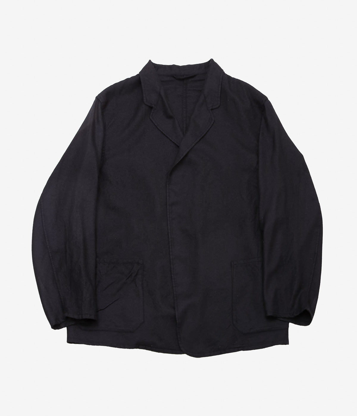 COMOLI Cashmere and Silk Dyed Jacket (Navy)