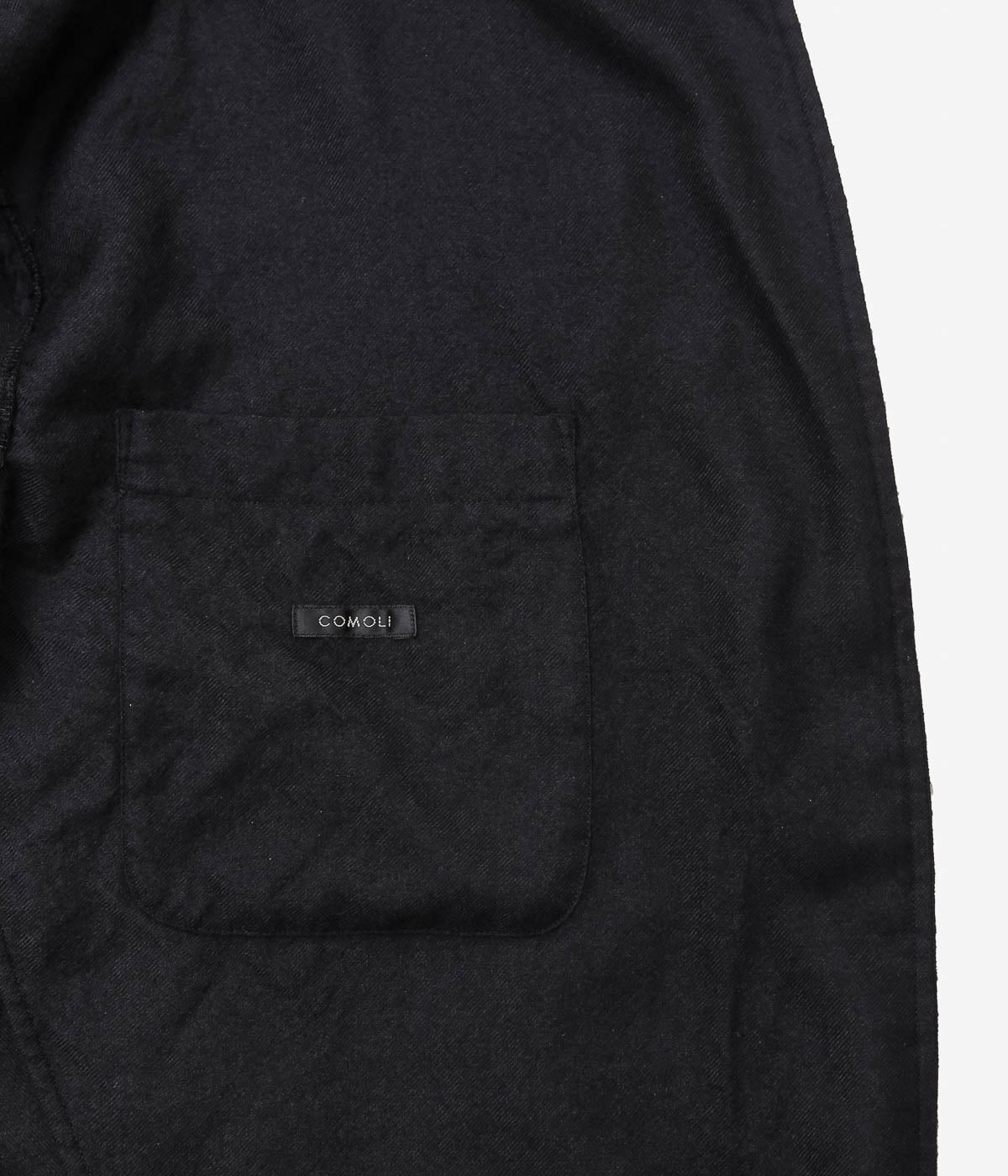 COMOLI Cashmere and Silk Dyed Jacket (Navy)