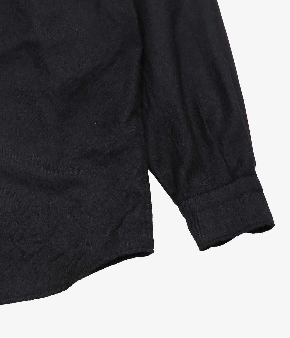 COMOLI ''Cashmere Silk Product Dyed Shirt'' (NAVY)