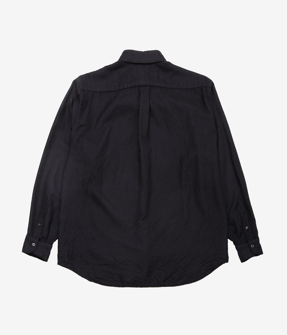 COMOLI ''Cashmere Silk Product Dyed Shirt'' (NAVY)