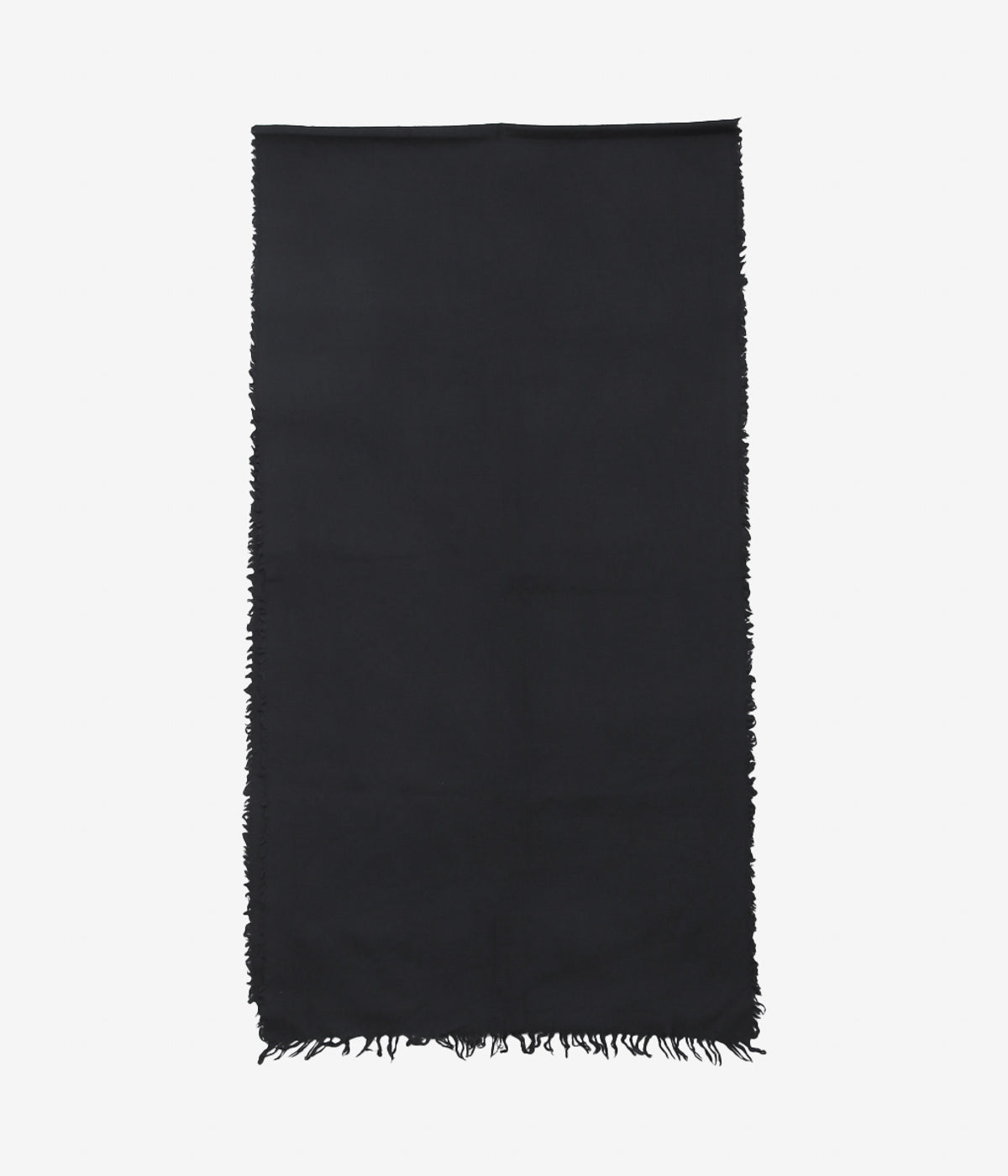 COMOLI ''Cashmere Silk Product Dyed Stole'' (NAVY)