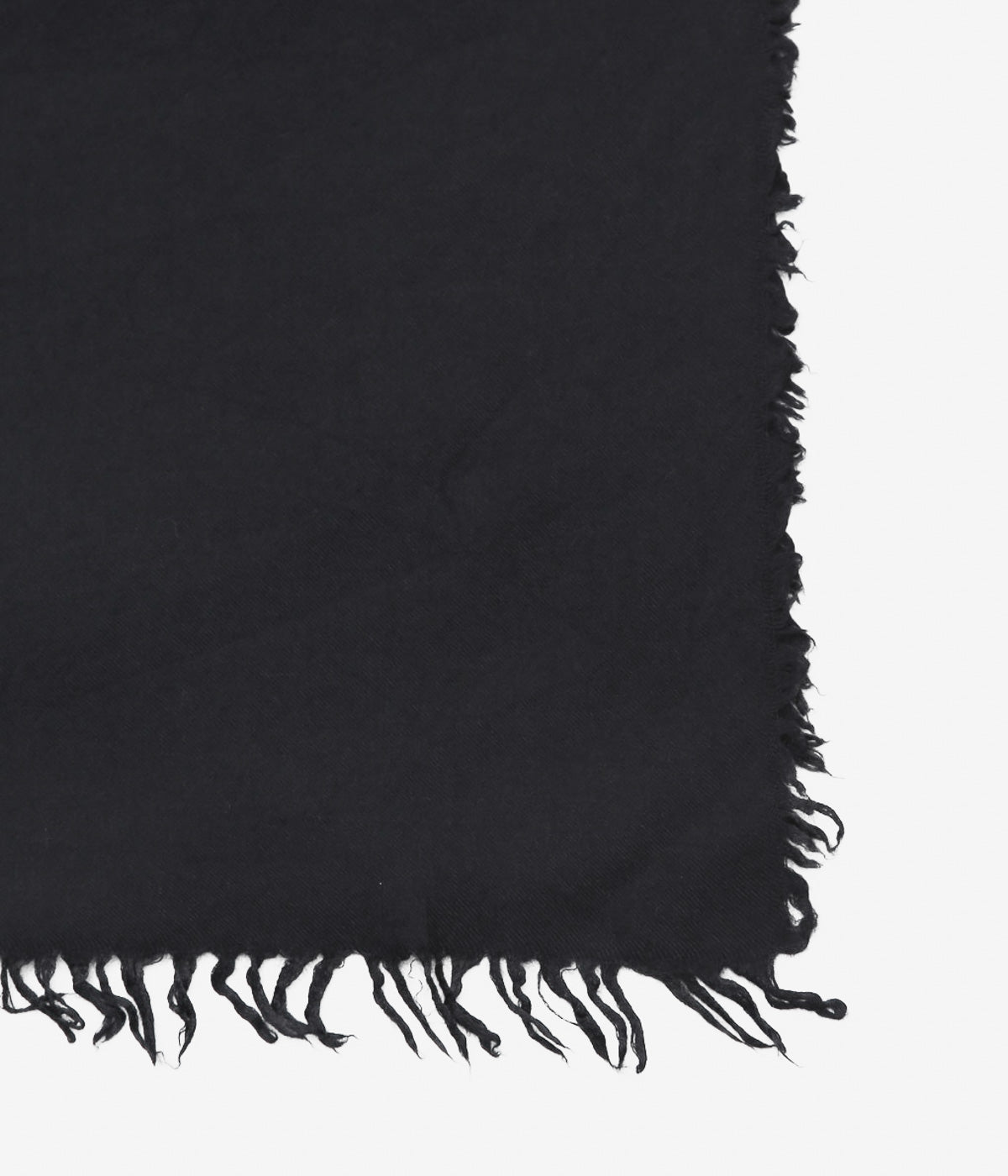 COMOLI ''Cashmere Silk Product Dyed Stole'' (NAVY)