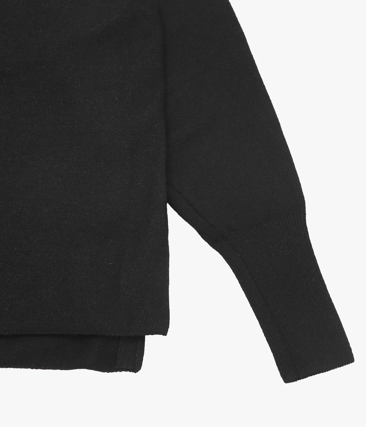 COMOLI ''カシミヤ和紙 コモリニット'' (BLACK)