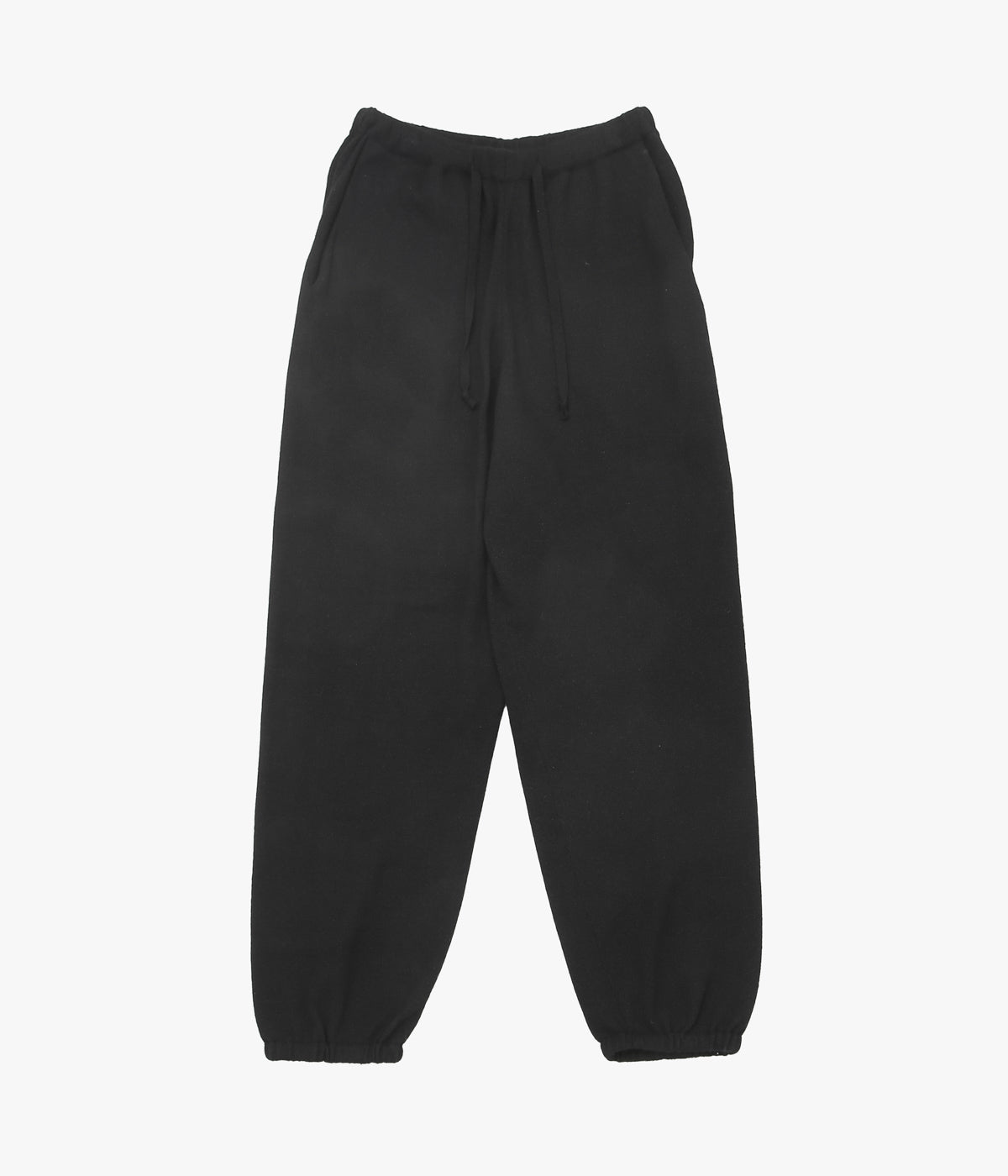 COMOLI ''カシミヤ和紙 ニットパンツ'' (BLACK)