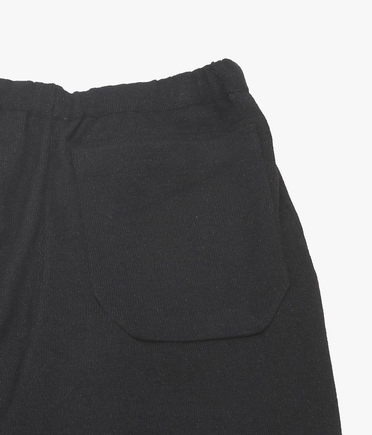 COMOLI ''カシミヤ和紙 ニットパンツ'' (BLACK)