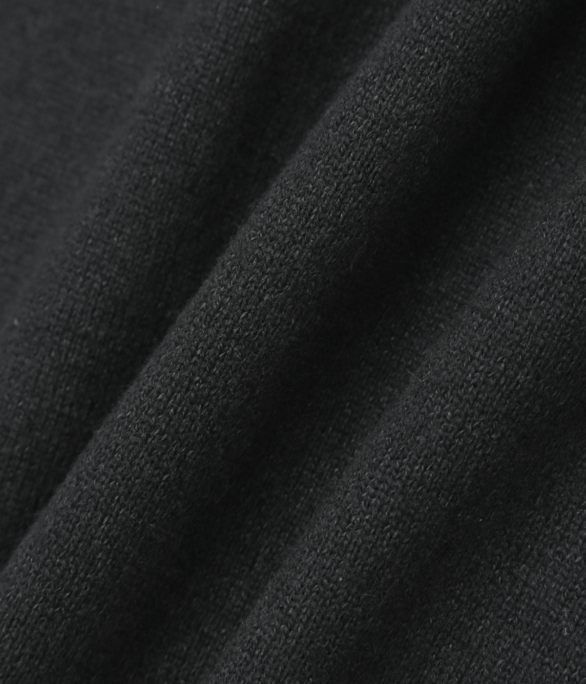 COMOLI ''カシミヤ和紙 ニットパンツ'' (BLACK)