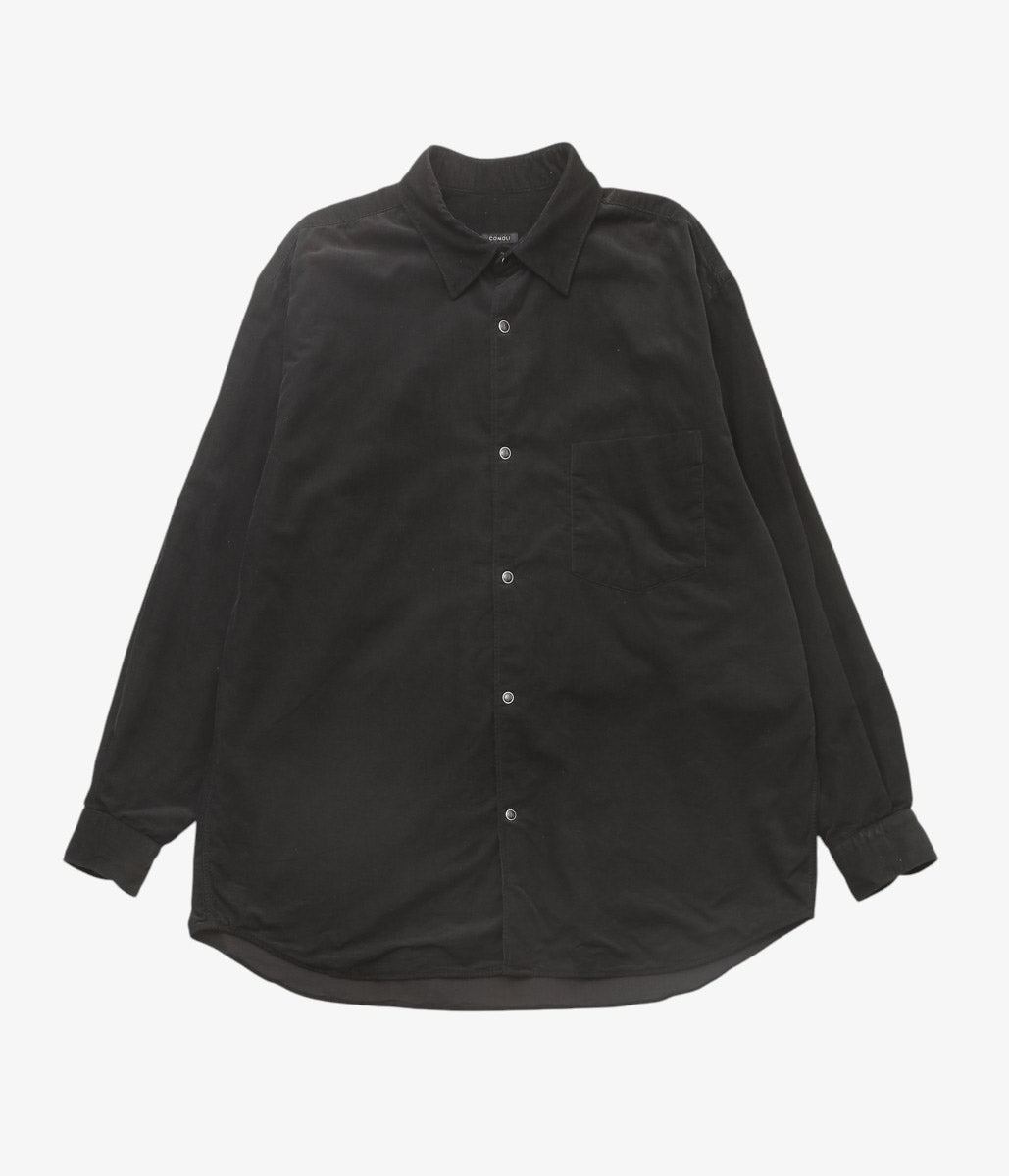 COMOLI "Corduroy Comoli Shirt" (BLACK)