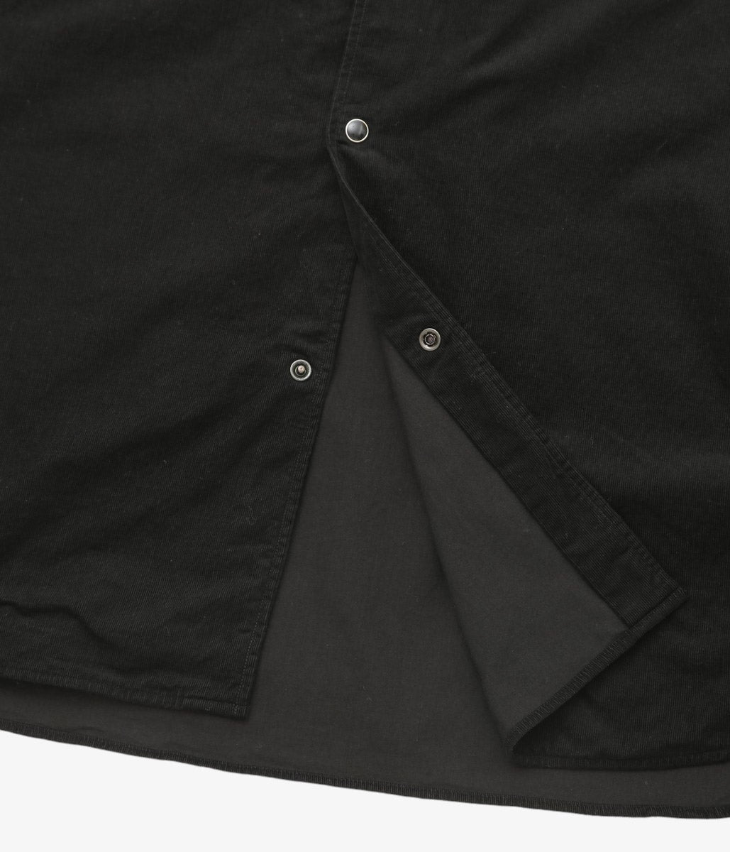 COMOLI "Corduroy Comoli Shirt" (BLACK)