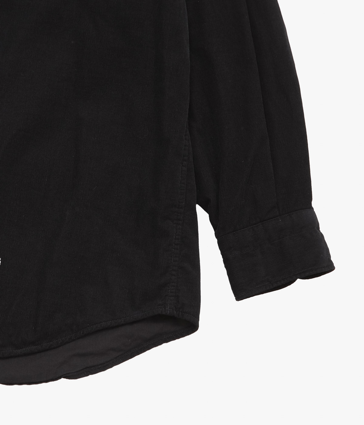 COMOLI ''Corduroy COMOLI shirt'' (BLACK)