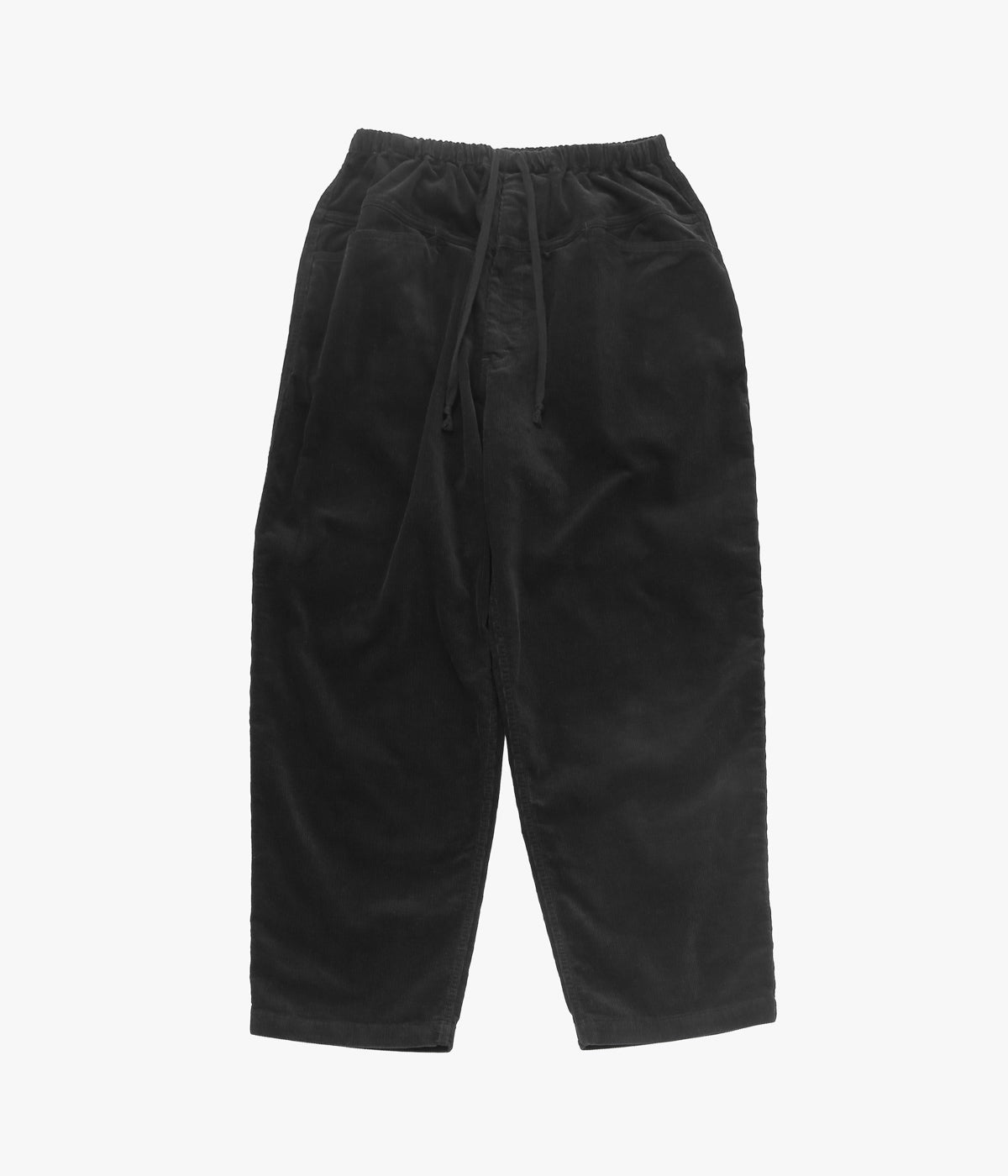 COMOLI ''コーデュロイ ドローストリングパンツ'' (BLACK)
