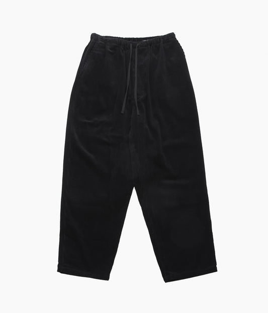 COMOLI ''Corduroy Drawstring Pants'' (BLACK)