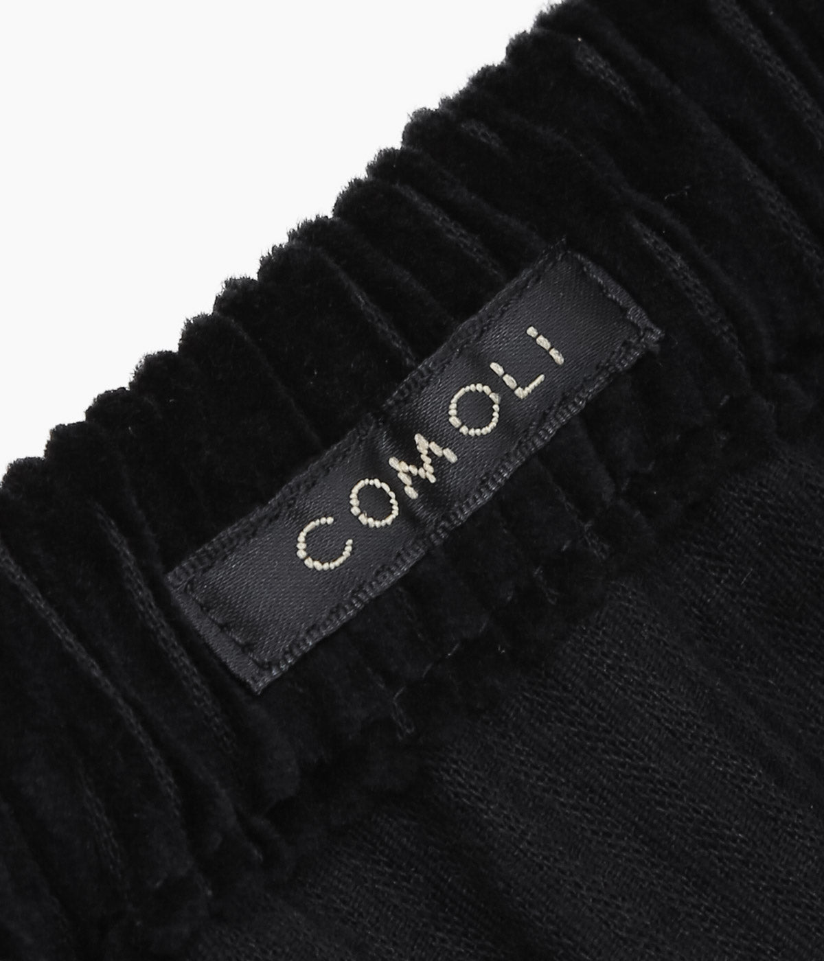 COMOLI ''Corduroy Drawstring Pants'' (BLACK) – THE STORE BY MAIDENS
