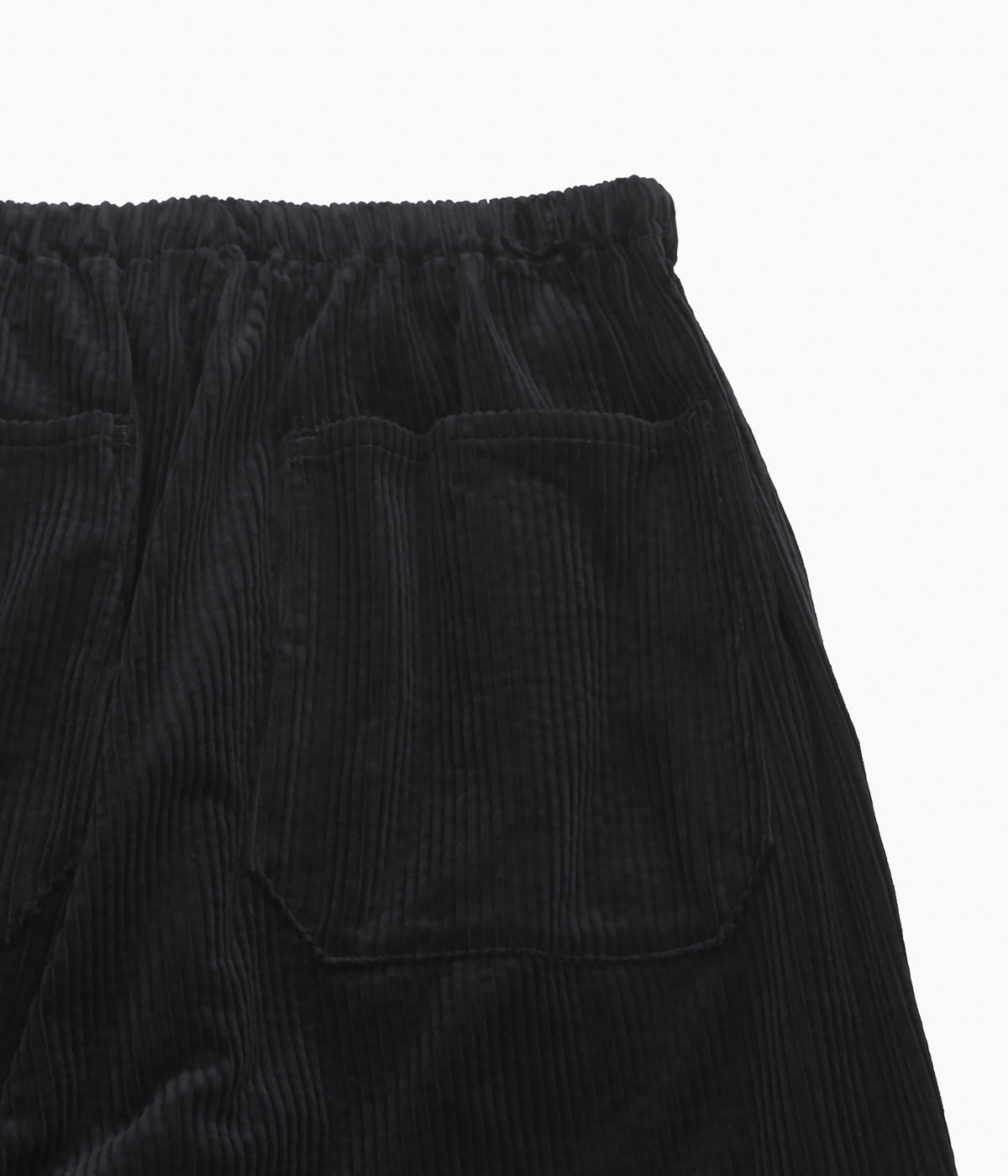 COMOLI ''Corduroy Drawstring Pants'' (BLACK) – THE STORE BY MAIDENS