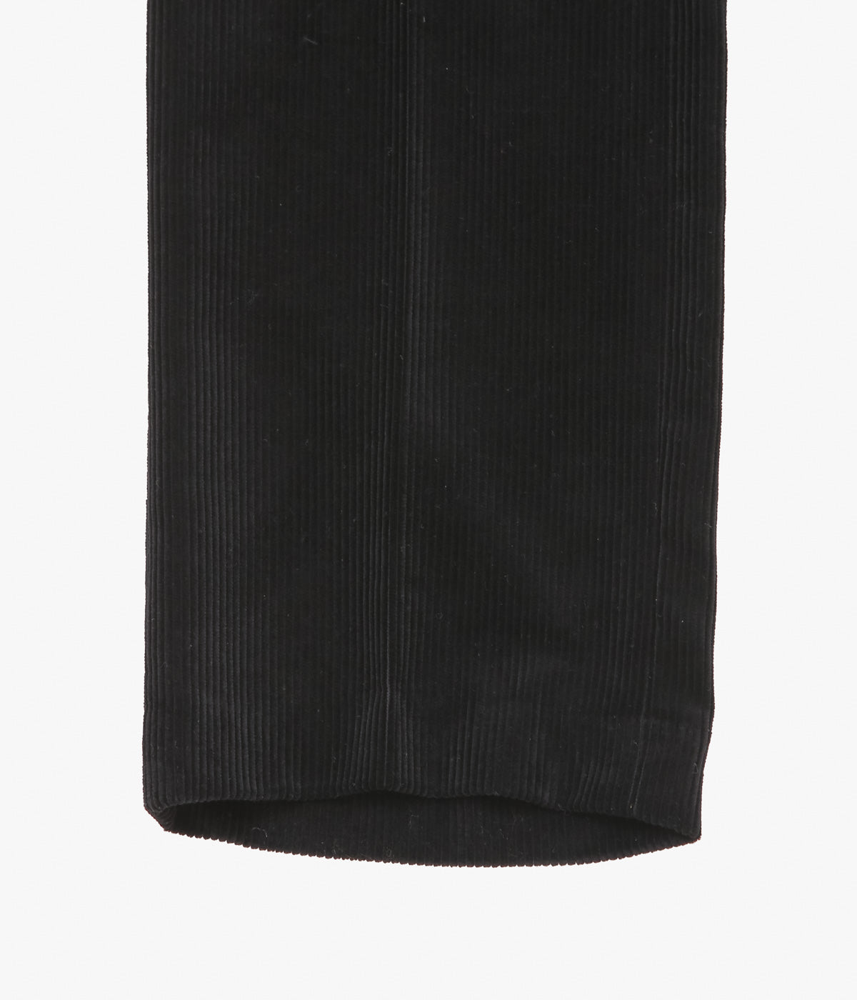 COMOLI Corduroy Piped Stem Pants (Black)