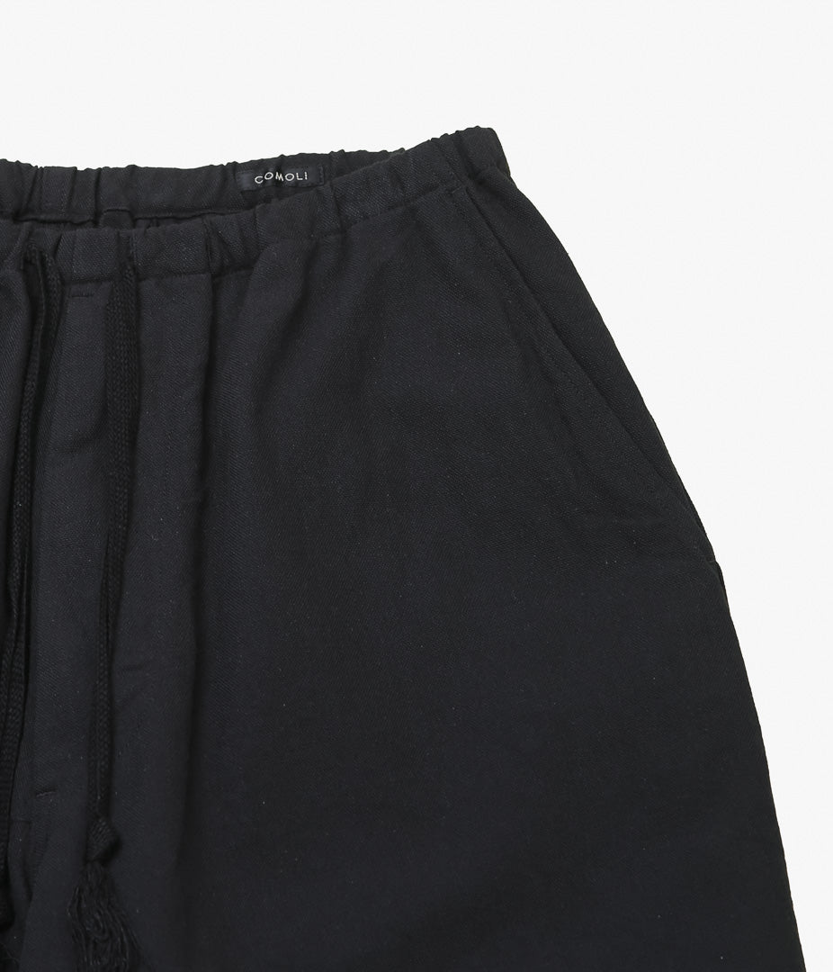 COMOLI ''コットンダックス テーパードパンツ'' (BLACK) – THE COMOLI ''コットンダックス テーパードパンツ'' (BLACK) – THE