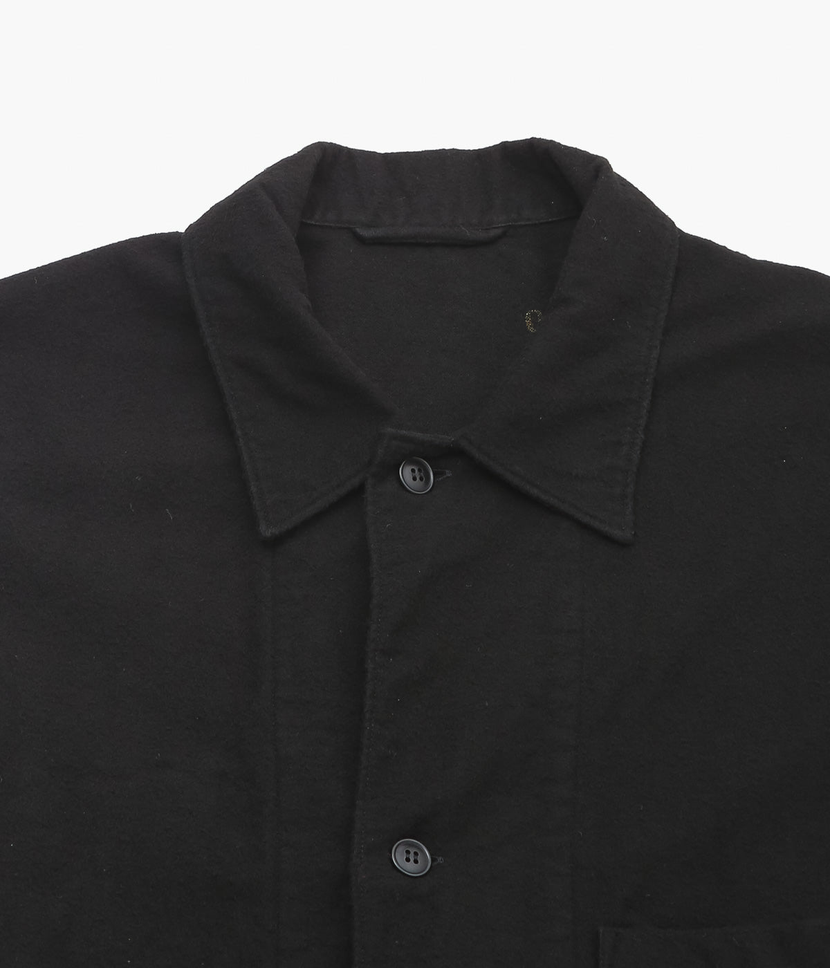 COMOLI ''コットンネル シャツジャケット'' (BLACK) – THE STORE BY