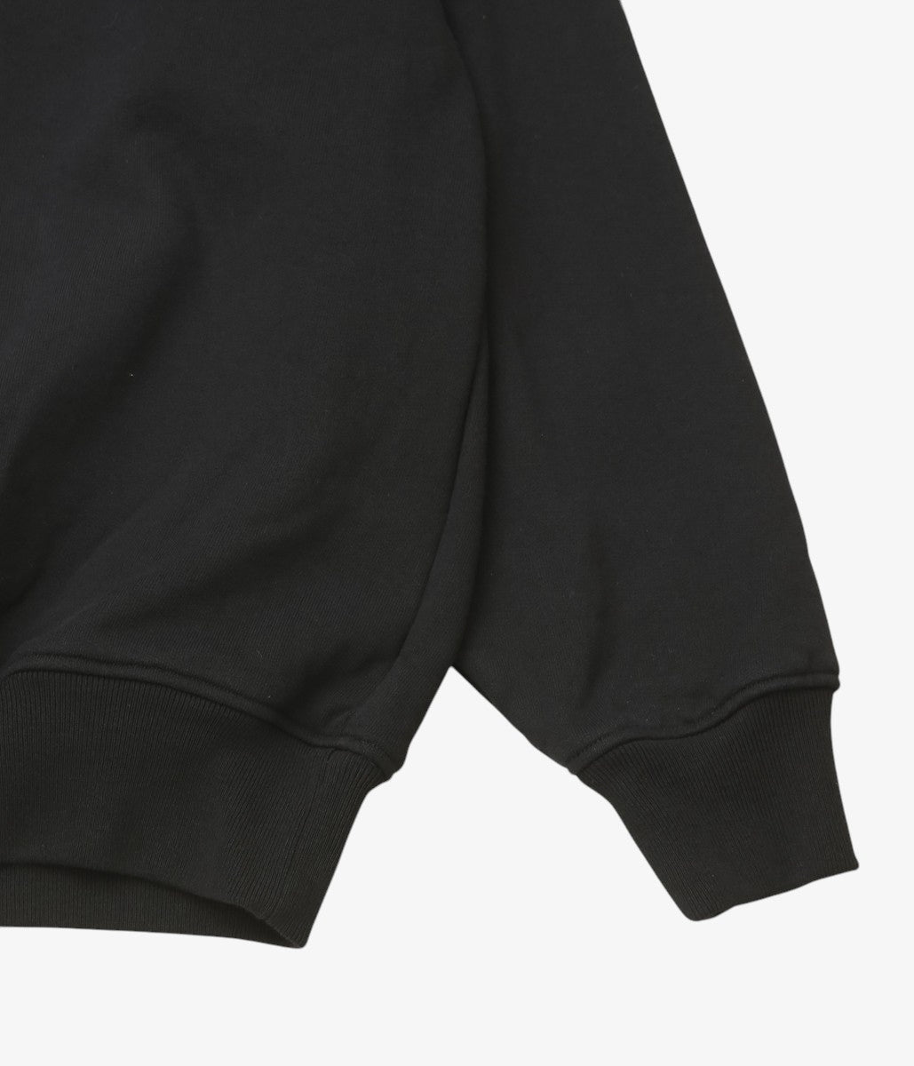 COMOLI ''コットン裏毛 クルーネック'' (BLACK)
