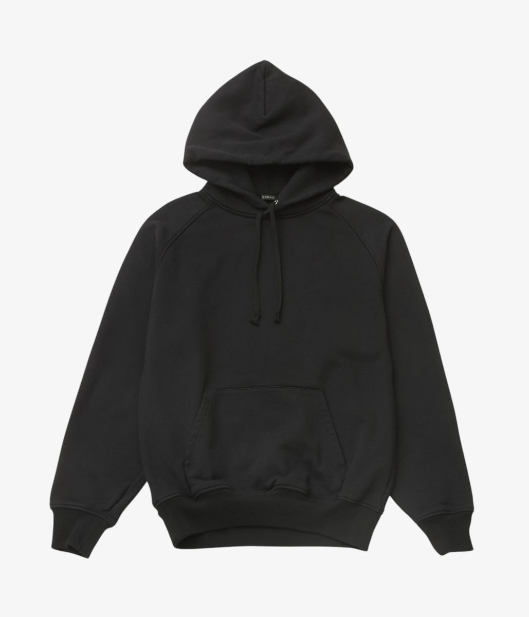 COMOLI ''コットン裏毛 パーカ'' (BLACK)