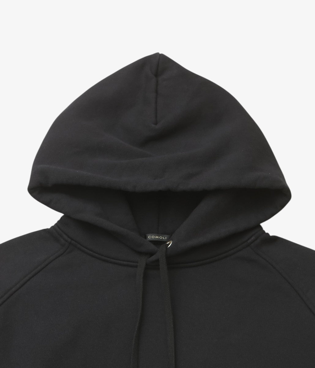 COMOLI ''コットン裏毛 パーカ'' (BLACK)