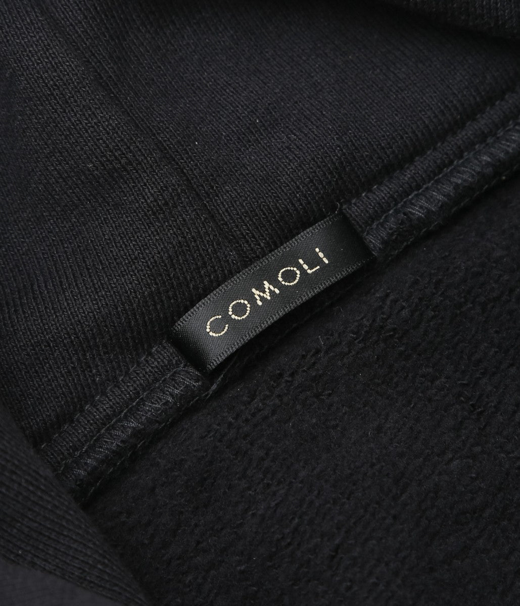 COMOLI ''コットン裏毛 パーカ'' (BLACK)