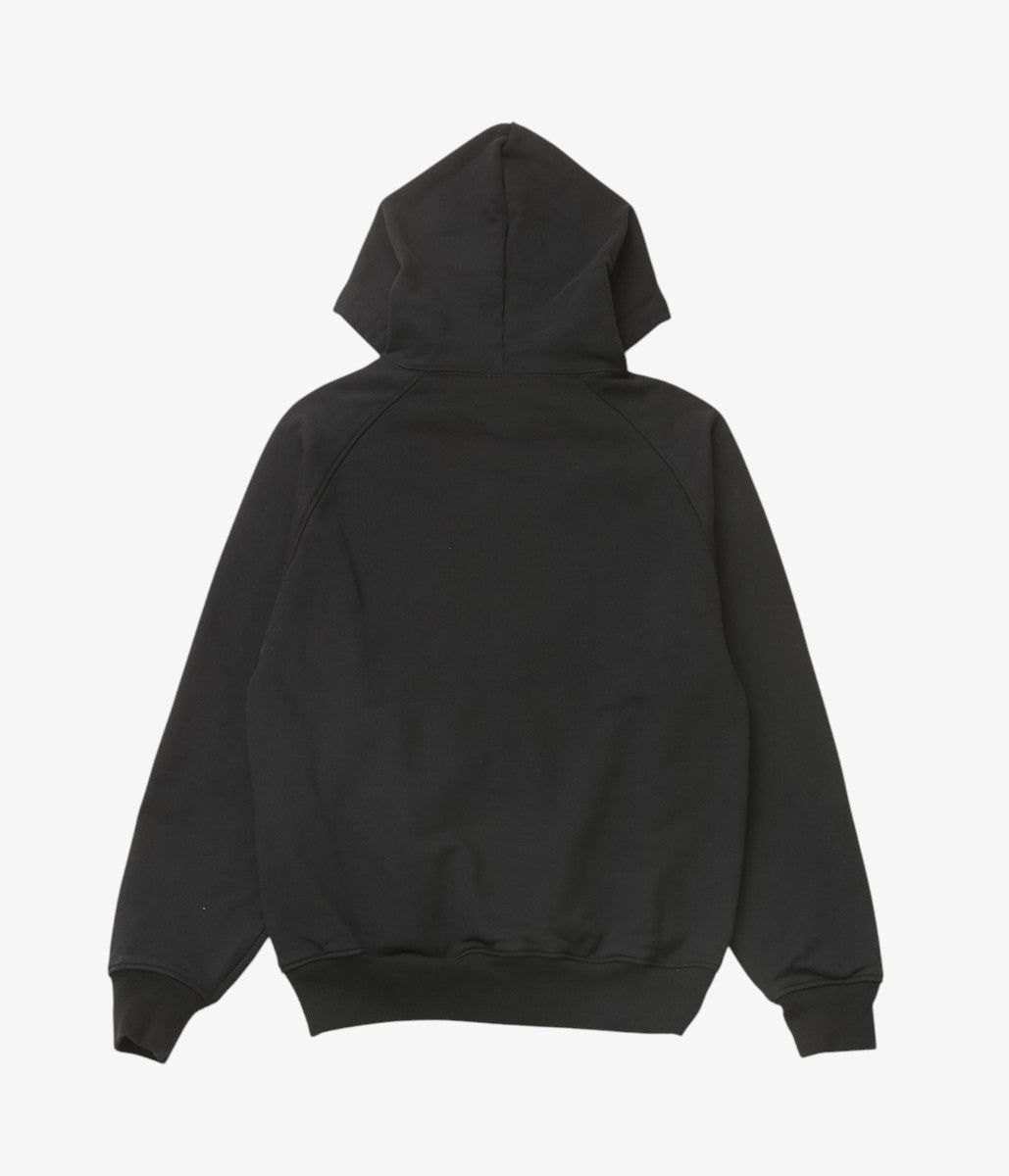 COMOLI ''코튼 우라케 집업 파카'' (BLACK)