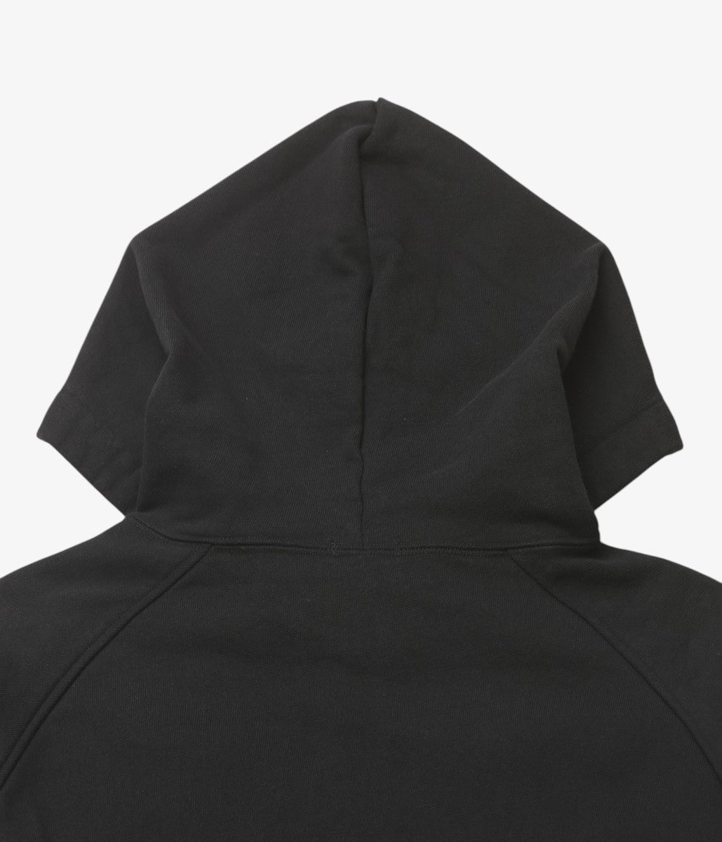 COMOLI ''코튼 우라케 집업 파카'' (BLACK)