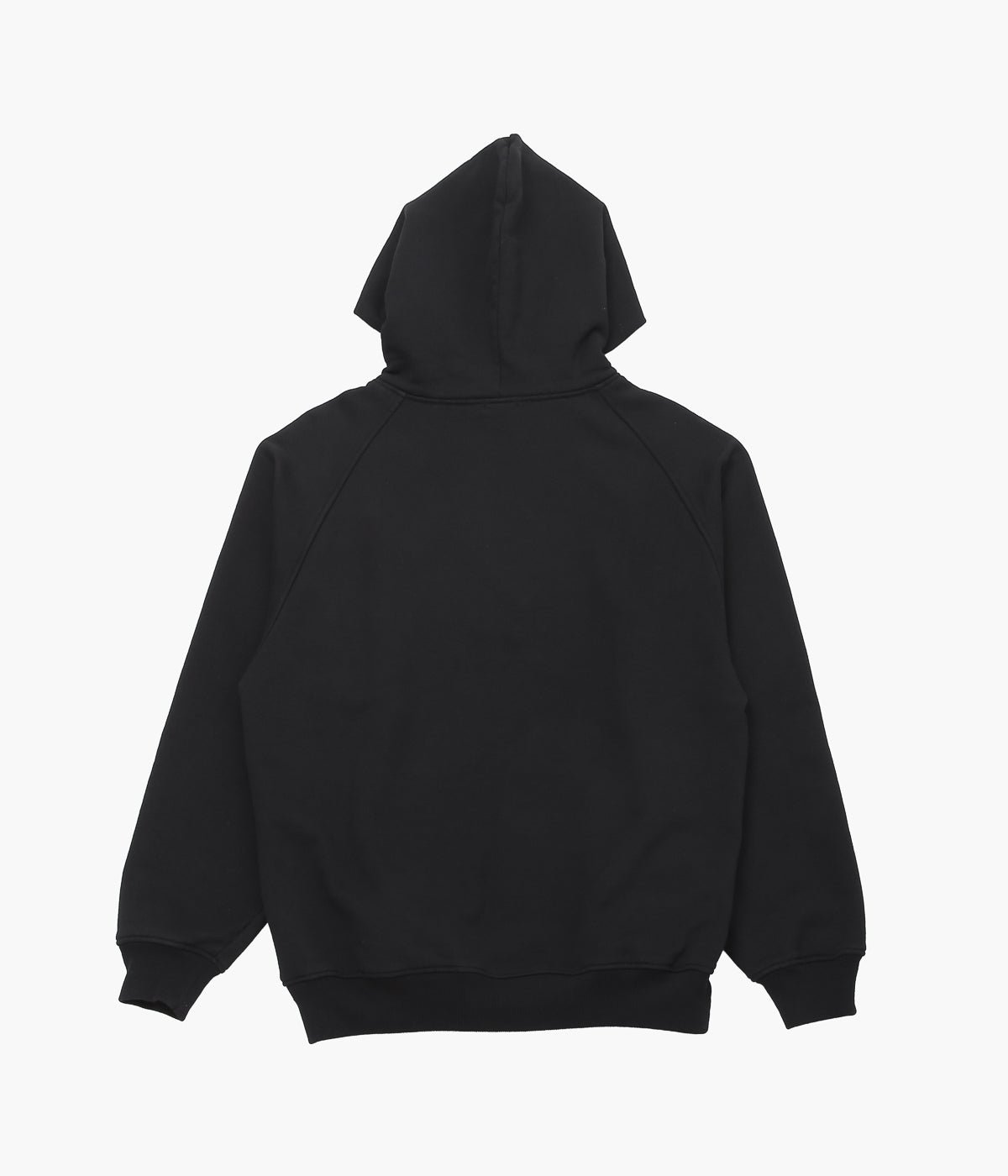 COMOLI "Cotton Fleece Hoodie" (BLACK)