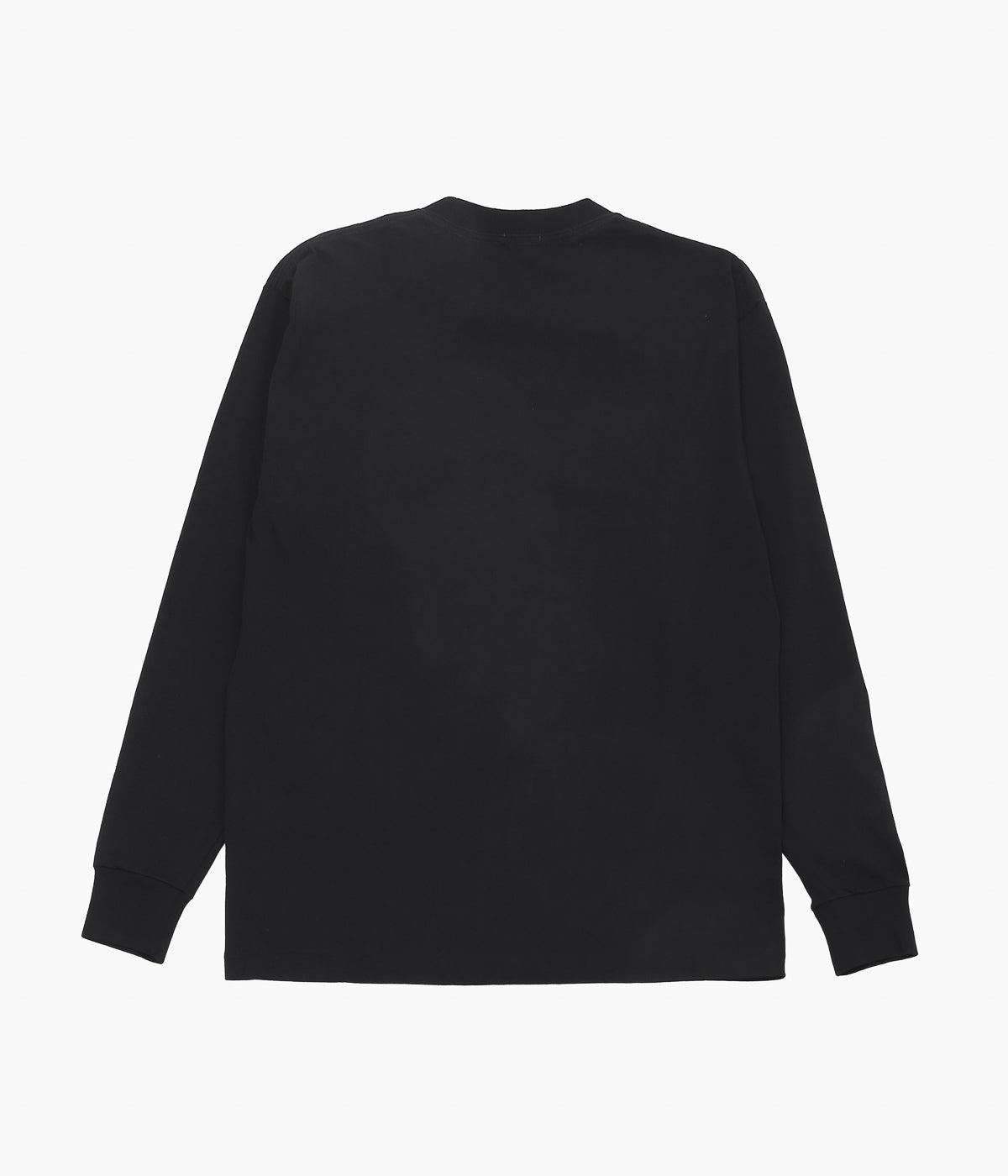 COMOLI ''Cotton jersey long sleeve T-shirt'' (BLACK)