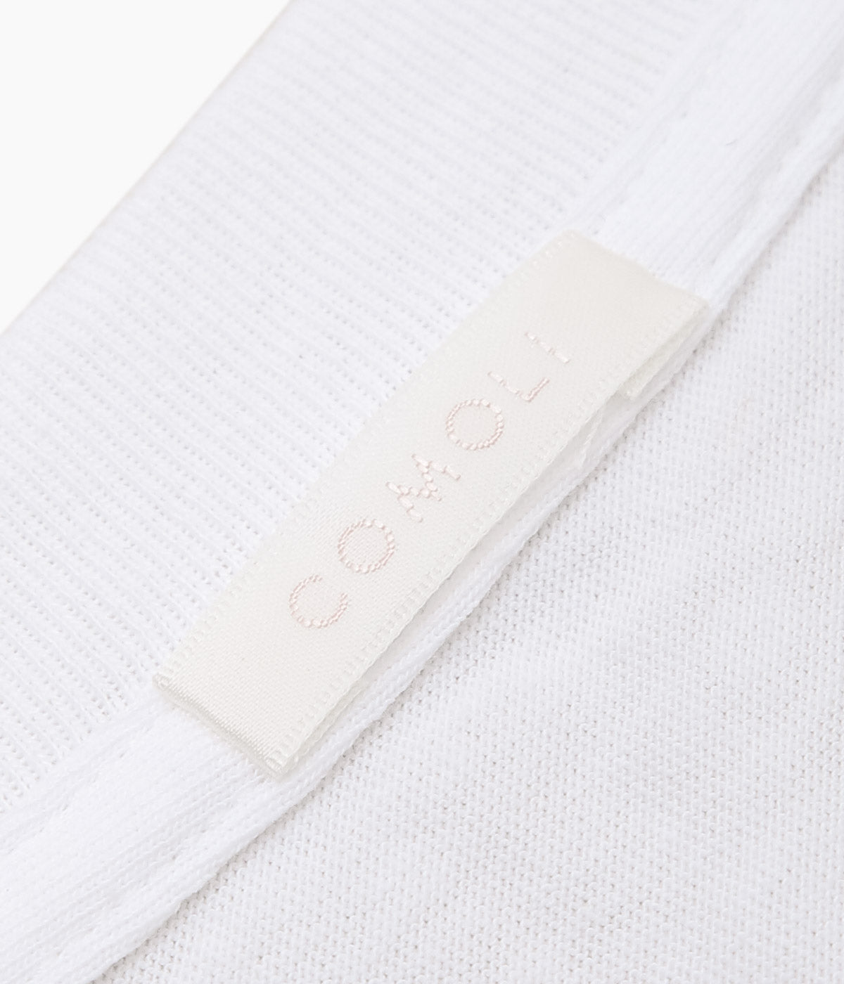 COMOLI ''Cotton jersey long sleeve T-shirt'' (WHITE)