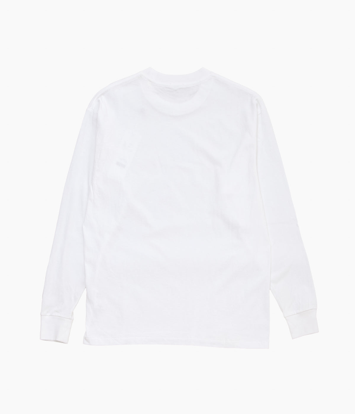 COMOLI ''Cotton jersey long sleeve T-shirt'' (WHITE)