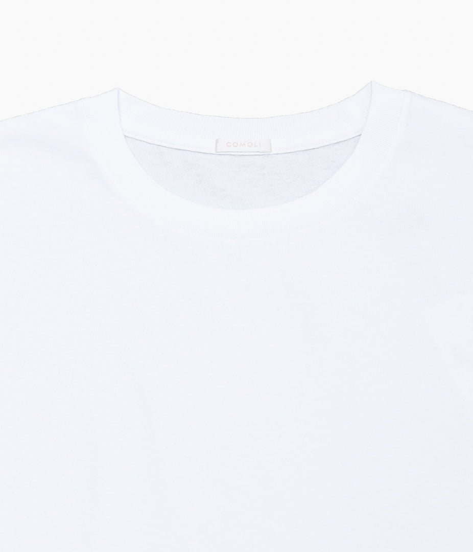 COMOLI ''コットンジャージ ノースリーブ'' (WHITE)