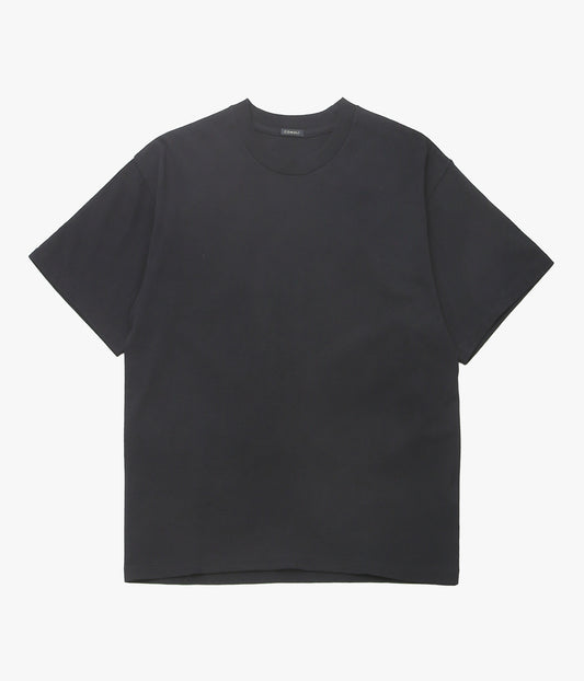 COMOLI ''コットンジャージ 半袖Tシャツ'' (BLACK)