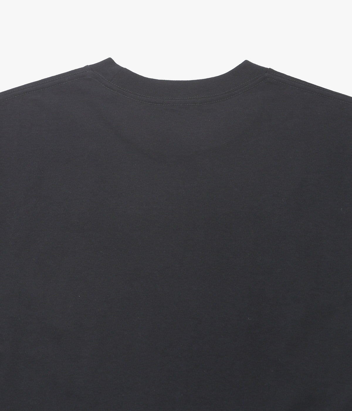 COMOLI ''코튼 저지 반팔 티셔츠 ''(BLACK)