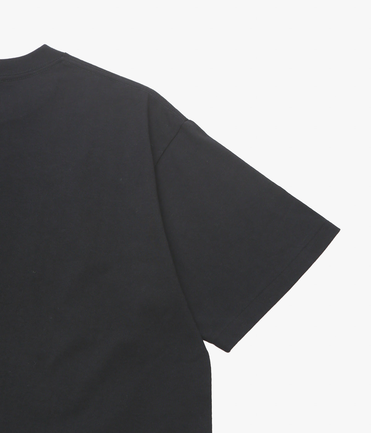 COMOLI ''코튼 저지 반팔 티셔츠 ''(BLACK)