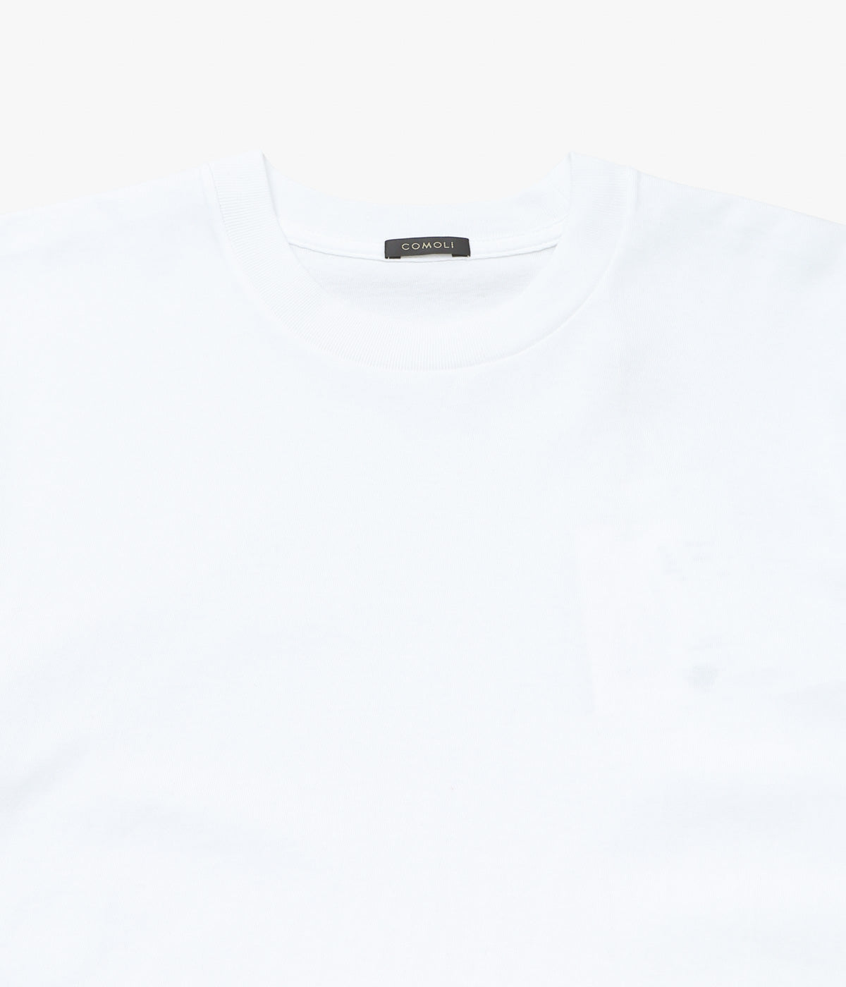 COMOLI ''コットンジャージ 半袖Tシャツ'' (WHITE)