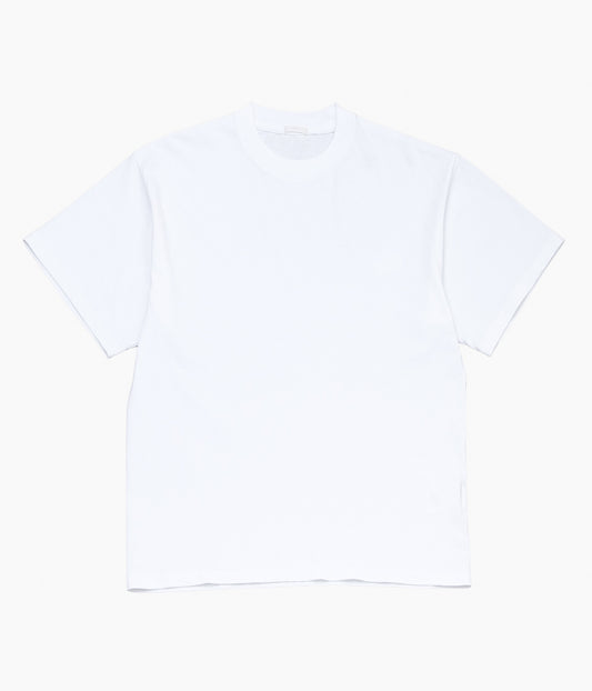 COMOLI ''コットンジャージ 半袖Tシャツ'' (WHITE)