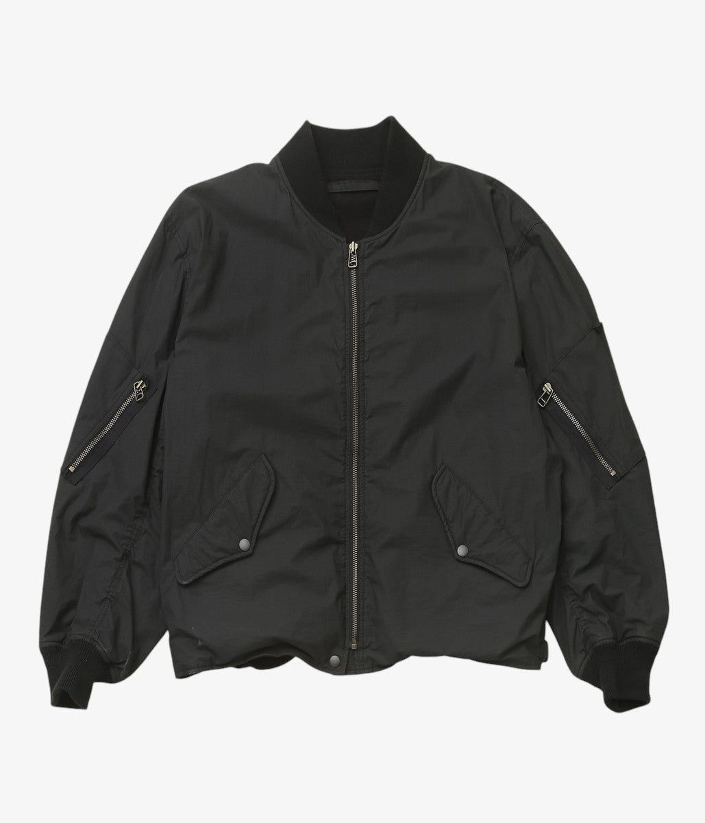 COMOLI ''コットンナイロン ミリタリーブルゾン'' (BLACK)