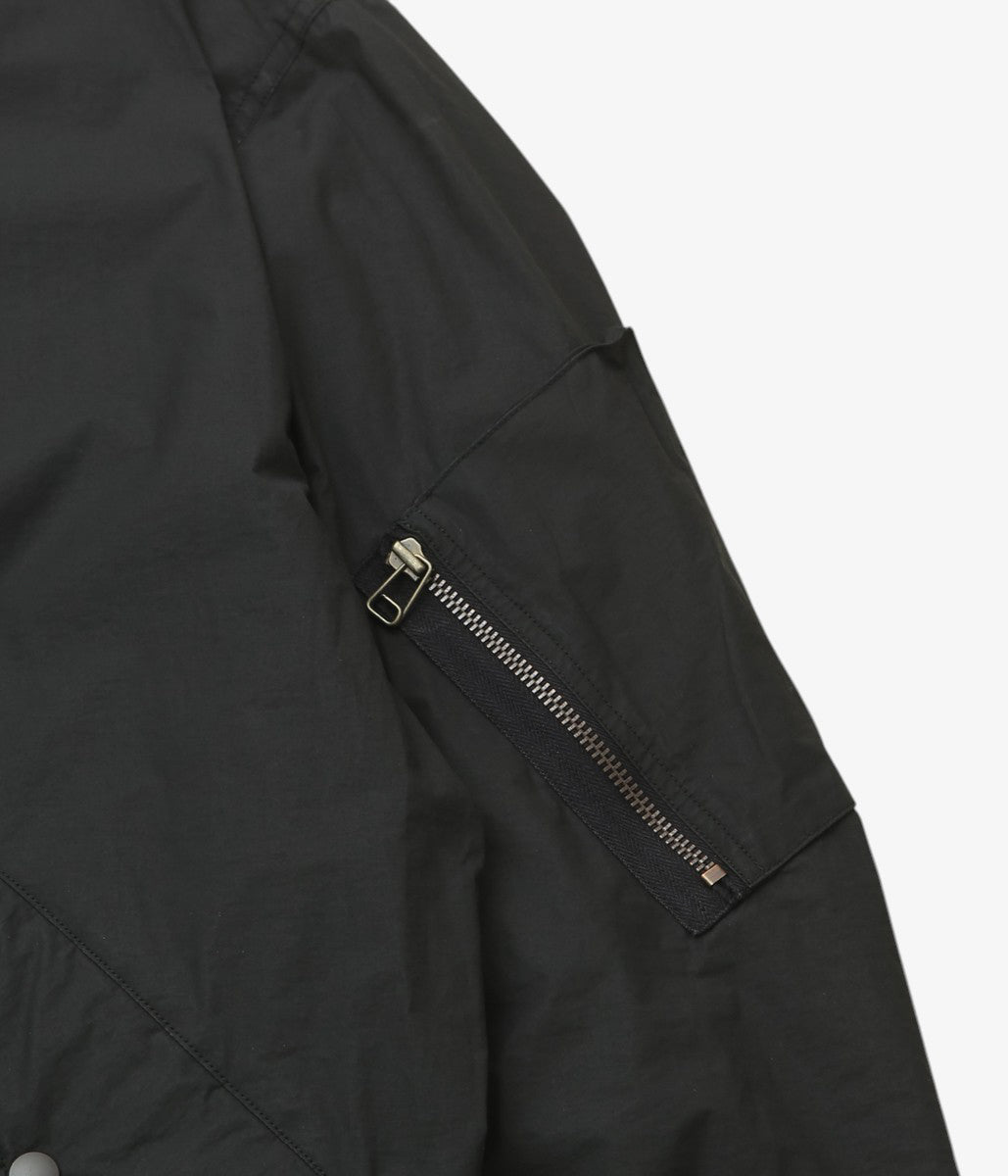 COMOLI ''コットンナイロン ミリタリーブルゾン'' (BLACK)