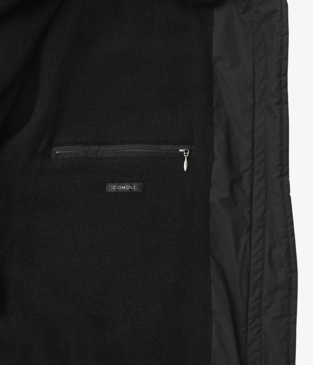 COMOLI ''コットンナイロン ミリタリーブルゾン'' (BLACK)