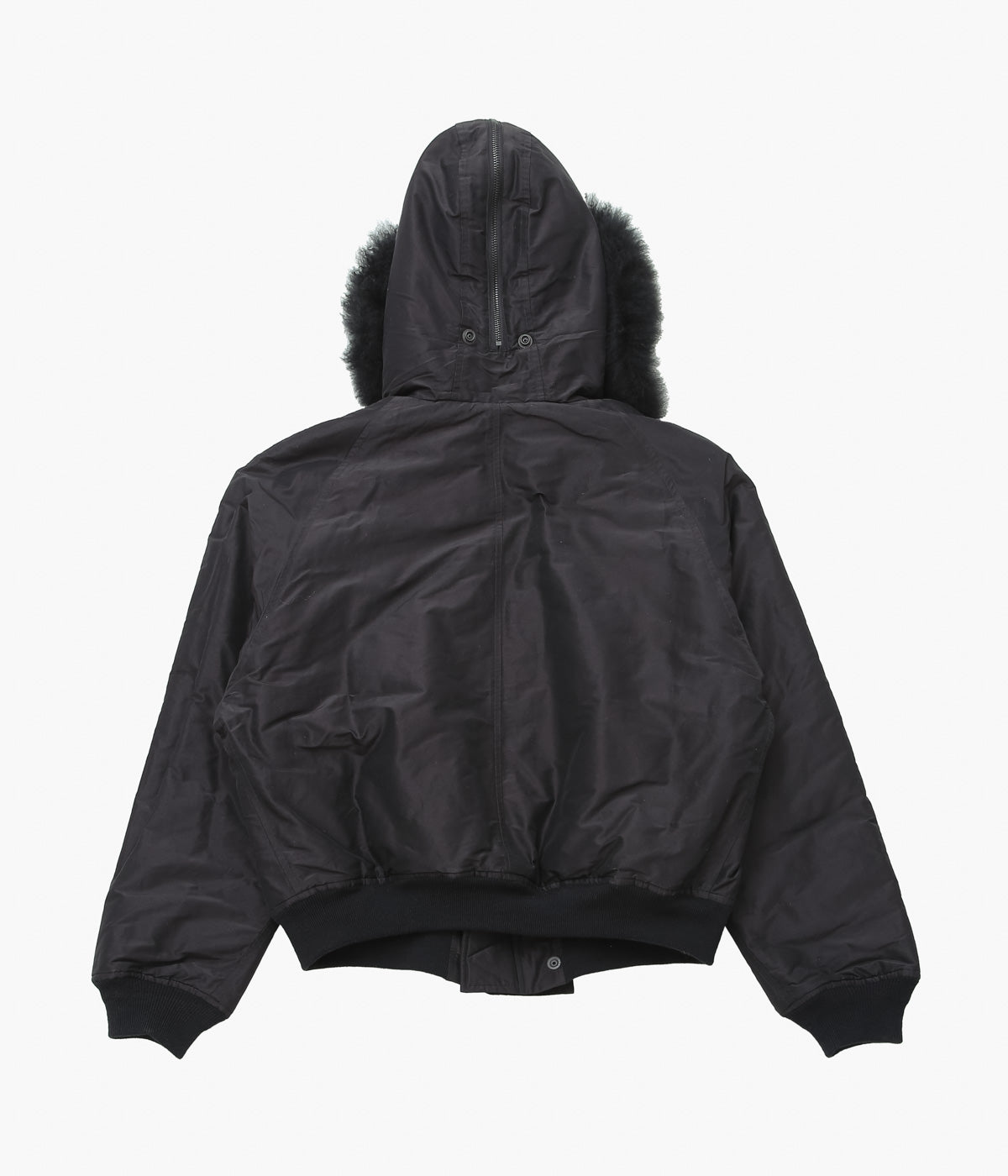 COMOLI ''コットンシルク ミリタリーフーデッドジャケット '' (BROWN)