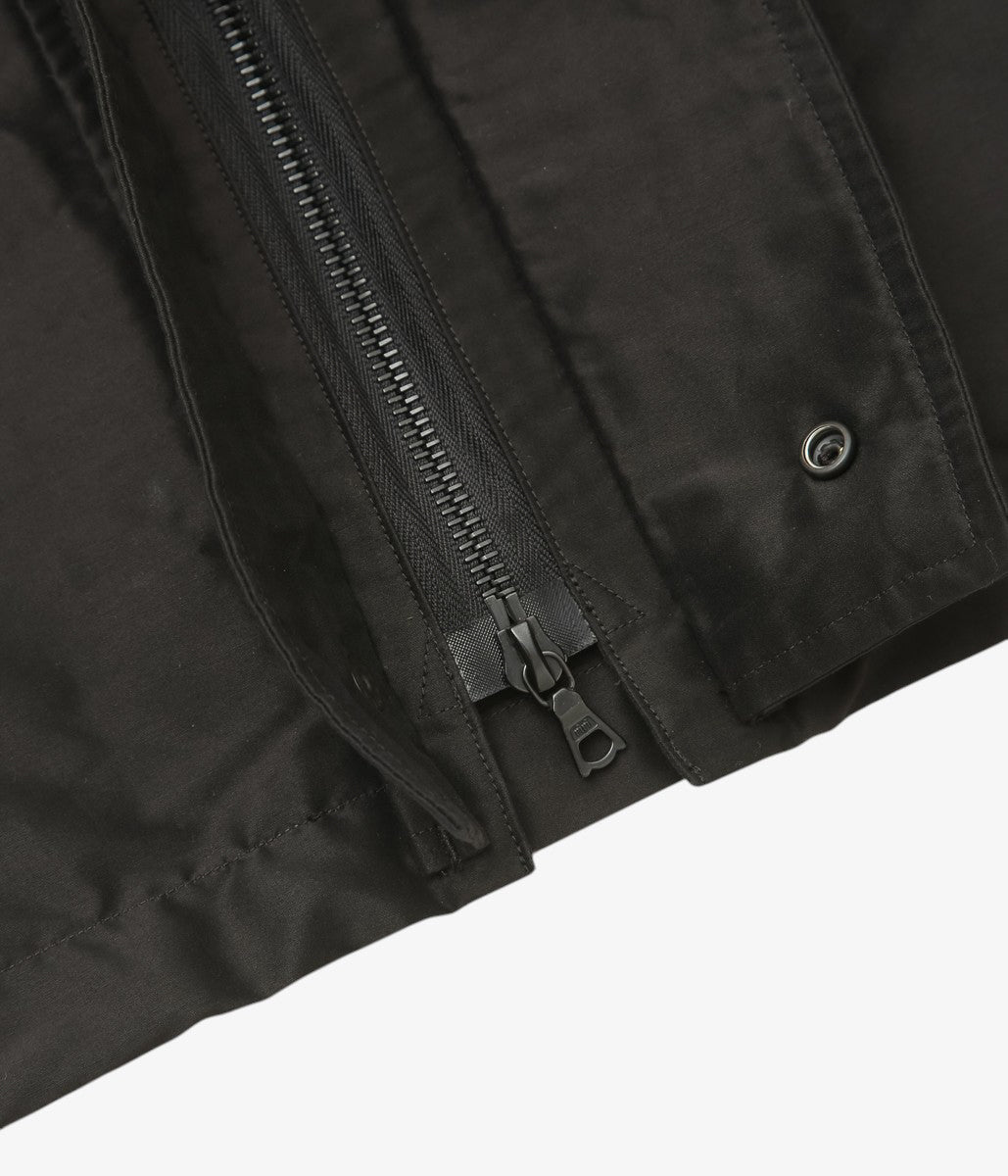 COMOLI "Cotton Silk Military Parka" (BROWN)