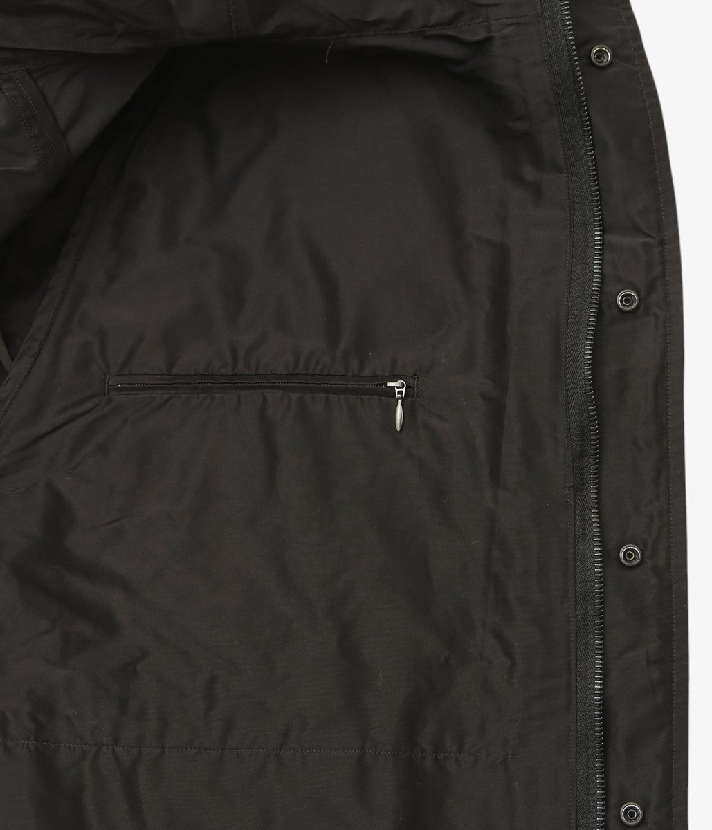 COMOLI "Cotton Silk Military Parka" (BROWN)