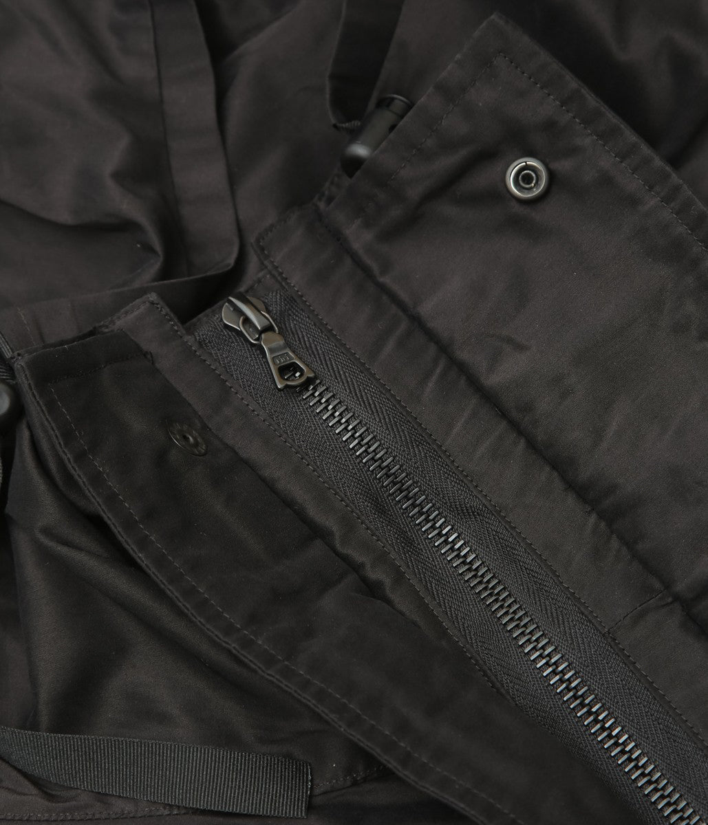 COMOLI "Cotton Silk Military Parka" (BROWN)
