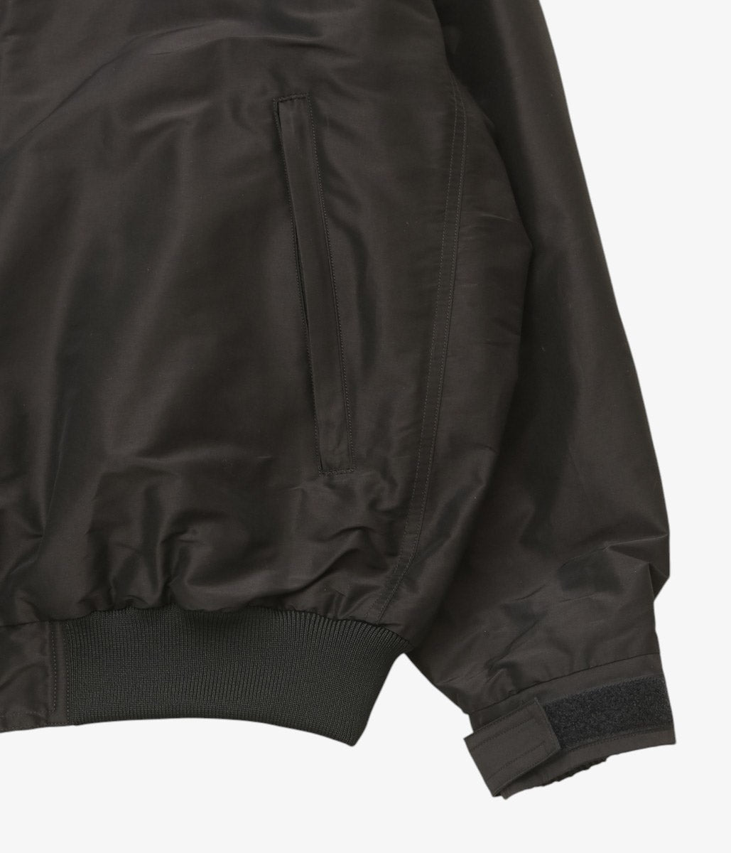 COMOLI ''Cotton Silk Track Jacket'' (BROWN)
