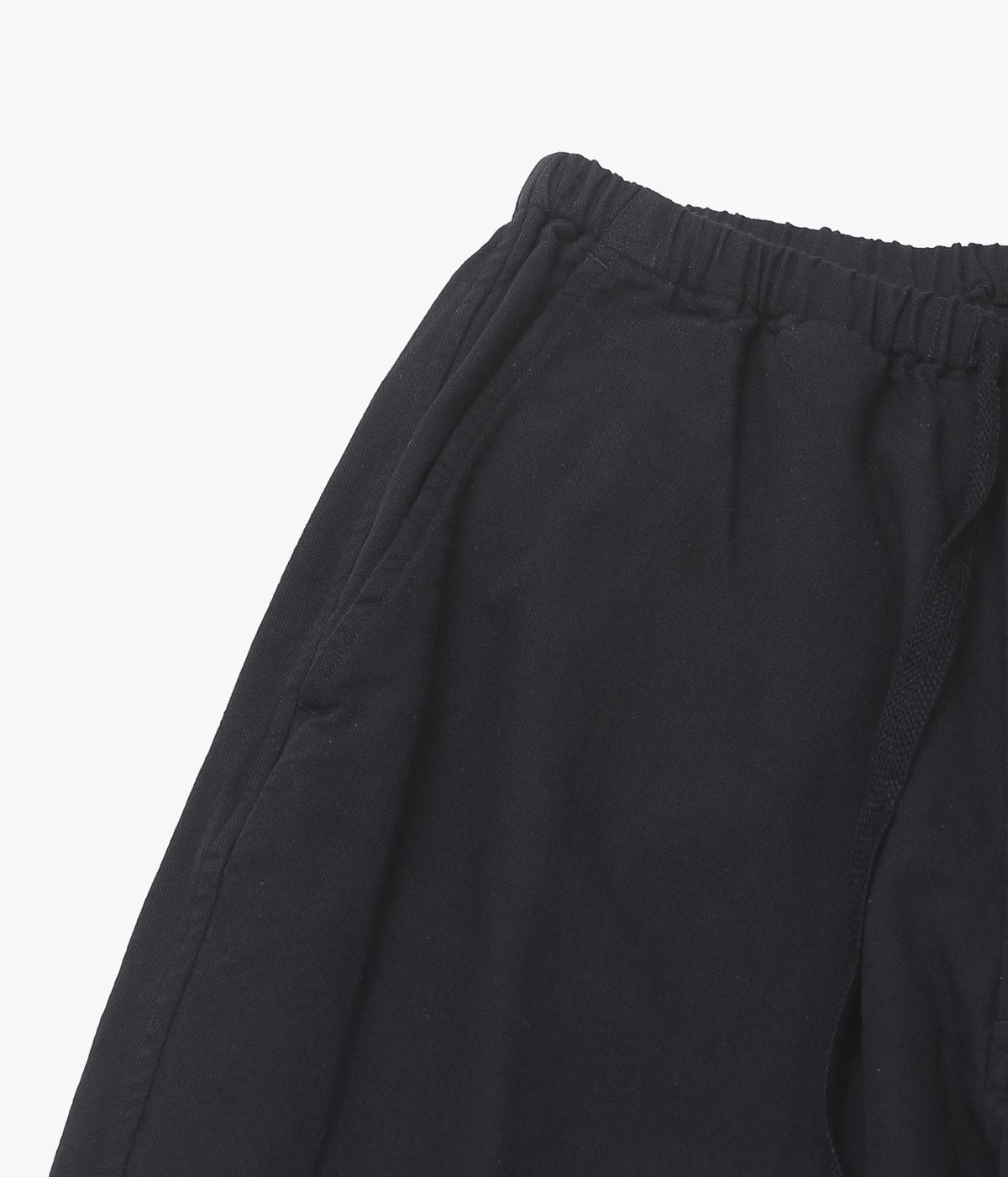 COMOLI ''コットンダックス テーパードパンツ'' (BLACK)