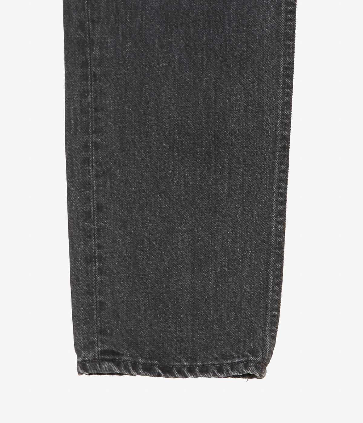 COMOLI ''Denim 5-Piece Pants'' (Fade Black)