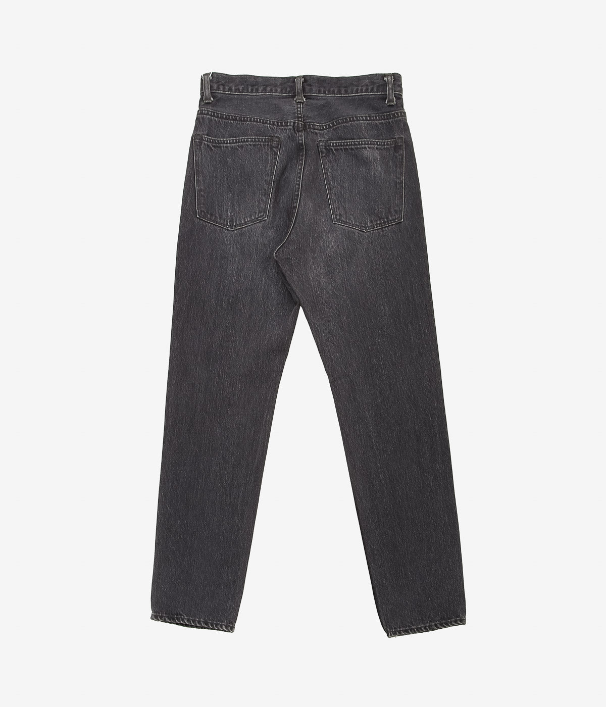 COMOLI ''Denim 5-Piece Pants'' (Fade Black)