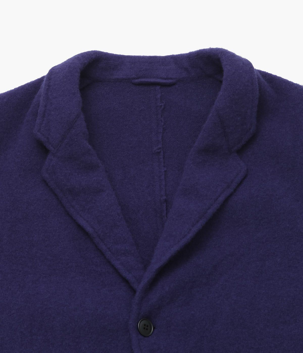 COMOLI ''縮絨ウール ジャケット'' (PURPLE BLUE)