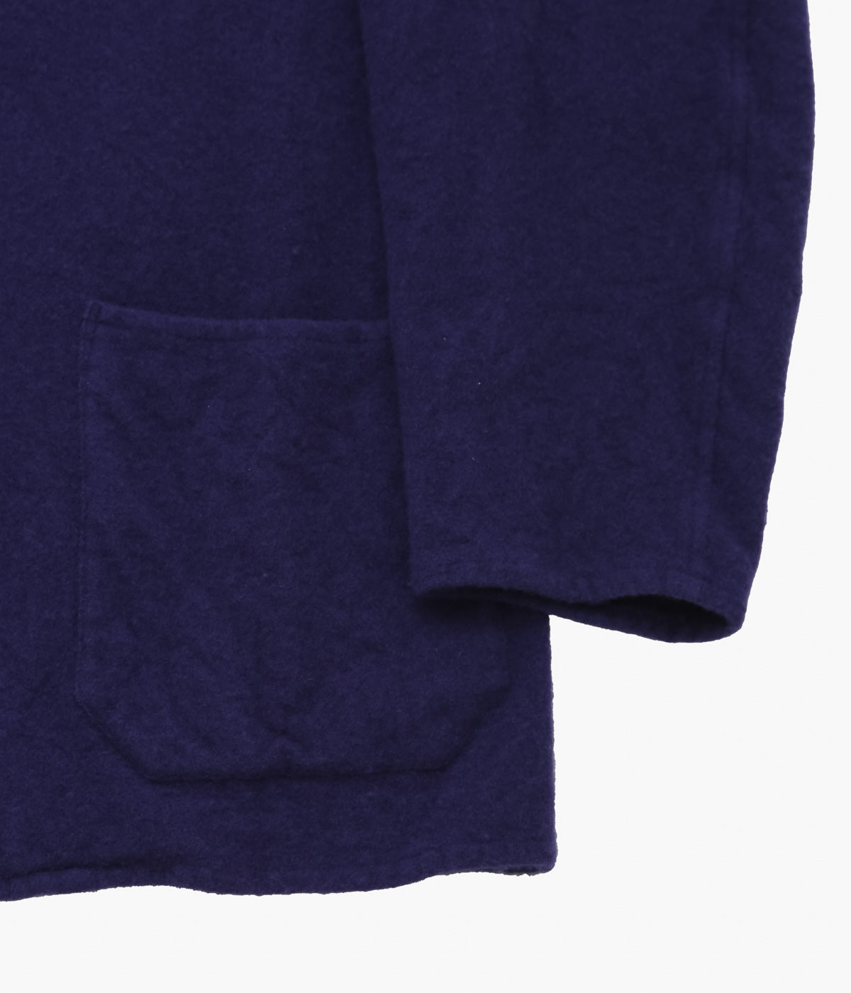 COMOLI ''縮絨ウール ジャケット'' (PURPLE BLUE)